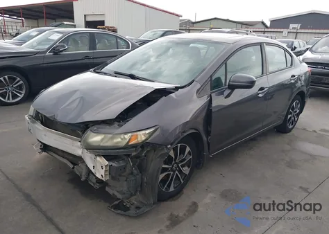 2014 Honda Civic Ex z USA, uszkodzony, nr VIN 19XFB2F87EE047005